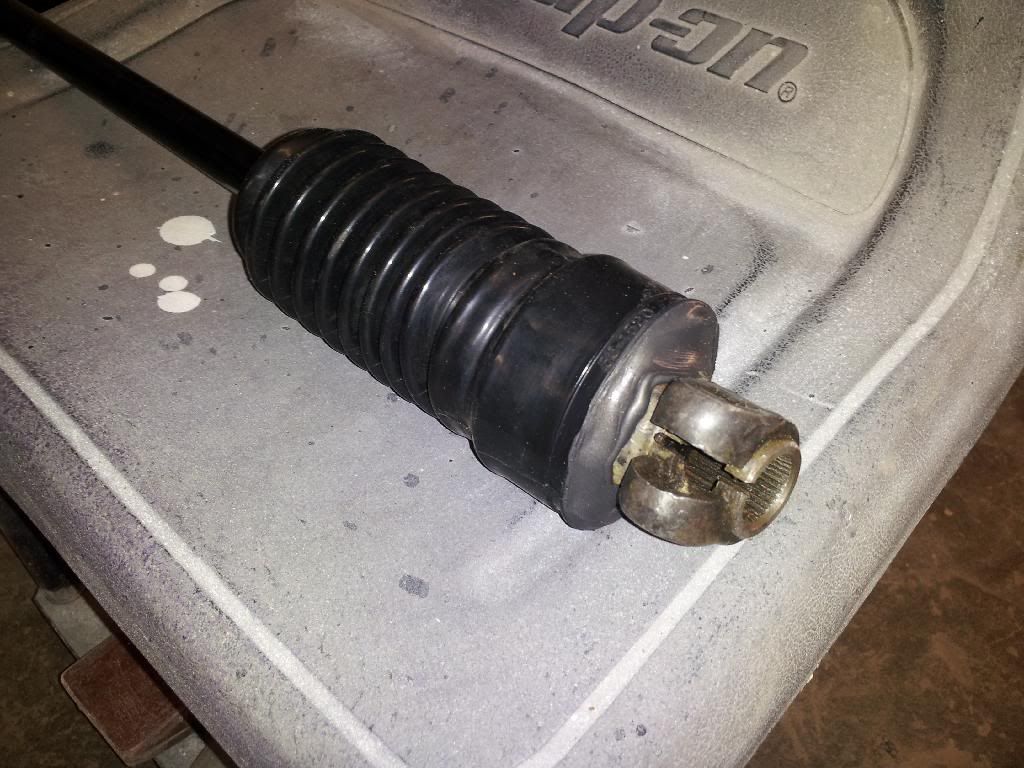 F250 4x4 intermediate steering shaft seal replacement Ford Truck